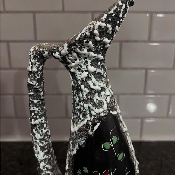 Vintage 1960s San Marino Smalto Roccia Vase - Picture 5 of 10